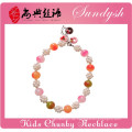 Farbige Chunky Perlen Halskette für Babys Kinder Schmuck kleines Mädchen Schmuck